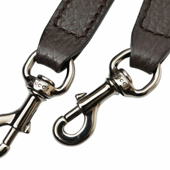 GUCCI Brown Leather Shoulder Bag - Picture 13 of 14